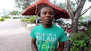 starving artist milf chokes on huge black cock outdoors gone wrong