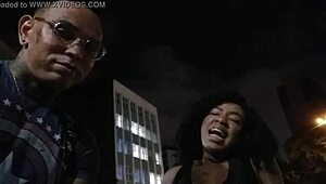 street fuck with bruna black so thrilling risky heart raced wild