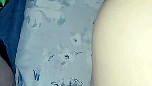 young latina milf's huge ass shakes wildly in textured condom doggy