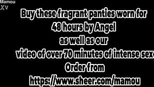 mamou with angel teases huge round tits while i lick and masturbate