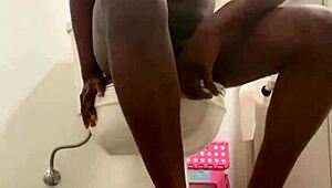 Remi Rides BBC In Unexpected Toilet Stall