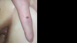 mature slut bends for young stud pounding her wet pussy and tight ass closeup