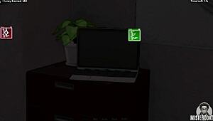 bunkered game with femboy 11. shemale ladyboy heats up play intensely.