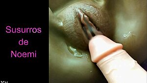 oh god my fat pussy throbs cumming hard on this thick dildo toy