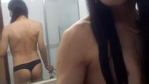 Emotional waves of desire in sexy crossdressing allure
