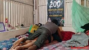 young horny bengali wife gets bent over anal fucked hard by webcam bull