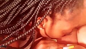 Squirt Soaks Ebony Milf Bella?