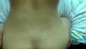 latina milf moans riding big cock shaved pussy wet orgasm