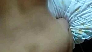 latina milf moans riding big cock shaved pussy wet orgasm