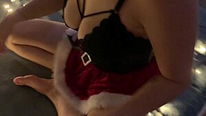 ending christmas night right by fucking my horny stepsister's big ass pov