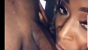 wanna see this skky black ebony deepthroat that huge cock??