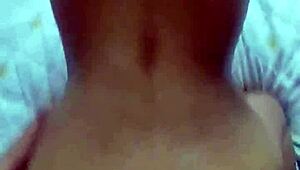 latina milf moans riding big cock shaved pussy wet orgasm