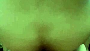 latina milf moans riding big cock shaved pussy wet orgasm