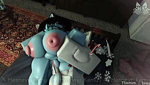 Roblox Furry Kemono Bareback Penetrates Friend Sno MX RLN in Ass