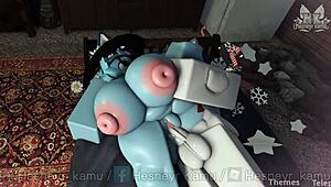 Roblox Furry Kemono Bareback Penetrates Friend Sno MX RLN in Ass