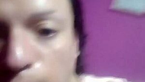 Natural titted ladyboy teases erotically in tight pink shirt