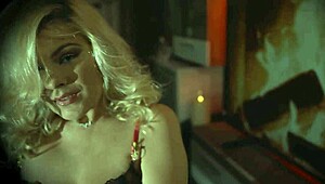 jasmines hairy pussy drips as she pisses and deepthroats huge cock