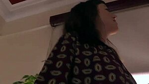 hey this horny aussie teen fingers her hairy small tits solo