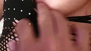 wife's nasty lingerie vibrator birthday gift part 1