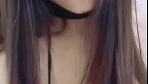 Stunning beauty shares solo selfie with huge pale breasts part 2 new