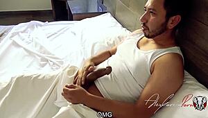 your stepmom's friend agat begs for your cock deep in her fat ass creampie