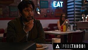 Desperate Katie Kush bends over for loan officer's big cock to save business