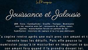 French Wife's Ecstasy Fuels Cuck Husband's Jealous Jerk Off Frenzy