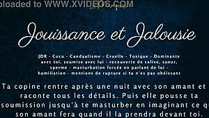 French Wife's Ecstasy Fuels Cuck Husband's Jealous Jerk Off Frenzy