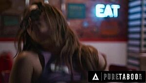 Desperate Katie Kush bends over for loan officer's big cock to save business