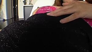 check out this busty asian mayumi giving special pov cock sucking in lingerie