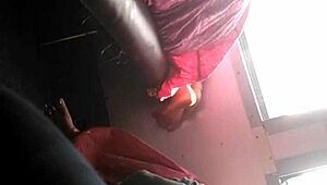 i saw telugu AUNTY big fat ASS shaking on TRAIN