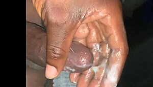 my homemade cock stroking session feels so damn good