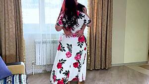 stepmom's romantic night with stepsons turns into wild anal and titty fuck