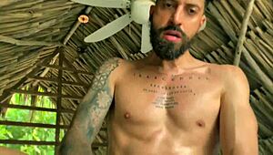 Giving Beach Massages to Tourists with Good Music