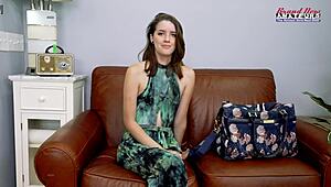 Cute Brunette Starshine's Gaping Ass Pounded Deep and Filled with Jizz