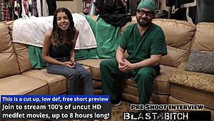 Aria Nicole's Pussy Fucked Hard and Filled with Creampie Close-Up