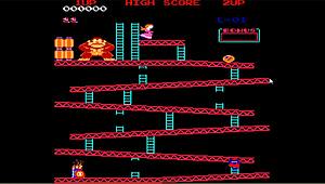 Brunette Gamer's Donkey Kong Play Hides Unexpected Twists