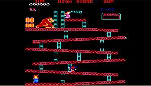 Brunette Gamer's Donkey Kong Play Hides Unexpected Twists