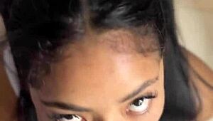 Deepthroat My Stepbro's Huge BBC, Amateur Couple Slut Action with Nysdel!