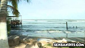 BIG ASS COLOMBIAN LATINA GETS FUCKED HARD IN EVERY POSITION