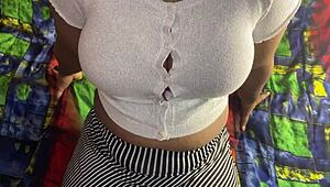 Boss's hot daughter fingers herself squirts during our steamy Indian sex mms