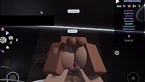 Rich Gringa Gets Fucked Hard in Wild Roblox Sex Game Adventure