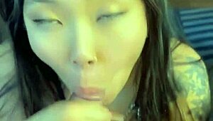 Hey asian babe, how'd you handle that huge cock with blowjob and massive facial?