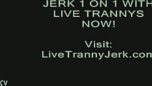 i cum on shemale legs and feet during webcam crossdress tease