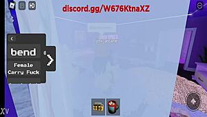 itznicolemaria dives into wild lesbian fuck in roblox condo