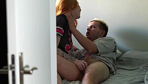 i caught this hot couple fucking rough in the airbnb quickie.