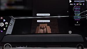 Rich Gringa Gets Fucked Hard in Wild Roblox Sex Game Adventure