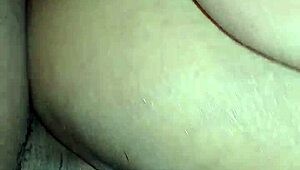 Husband rams wife doggystyle balls-deep her pussy grips as cum throbs inside