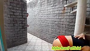 sexy maid hooks up with boss in laundry then bedroom ass