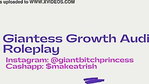 Ordinary girl grows huge tits giantess surprise in sexy pov fetish roleplay!